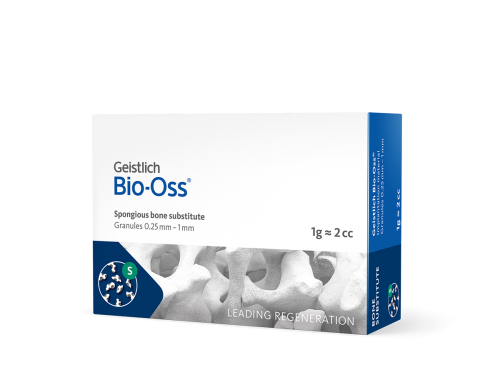 Bio-Oss 1,0 г, гранулы 0,25-1 мм, размер S 500302 - фото 4521