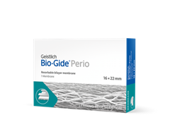 Bio-Gide Perio 16х22 мм, резорбируемая двухстойная барьерная мембрана 30902.3 - фото 4572