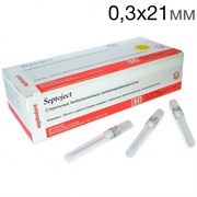 ИГЛЫ КАРПУЛЬНЫЕ SEPTOJECT 0,3Х21ММ, 100ШТ., SEPTODONT 0001915236